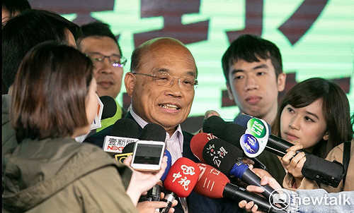 感謝陳菊今晚陪掃街 蘇貞昌：我實在是「揪毌甘」