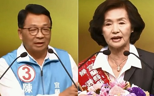 宜蘭政見會》林姿妙低頭猛看稿 陳歐珀：你累了嗎？