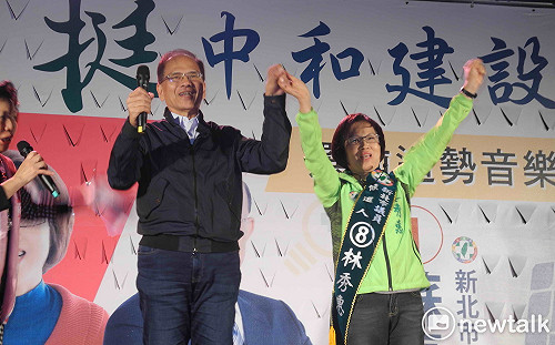 立委江永昌為林秀惠站台  被酸一心一意挺張志豪