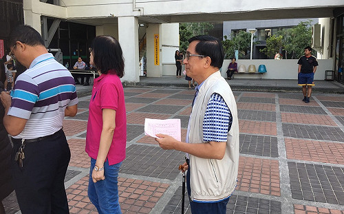 十年來第一次行使公民權！陳水扁現身台南排隊投票