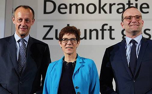 德執政黨7日投票  愛將vs.死對頭搶當梅克爾接班人