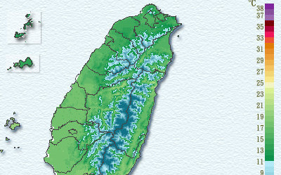今冬首波冷氣團報到  新店 桃園清晨13°C冷吱吱