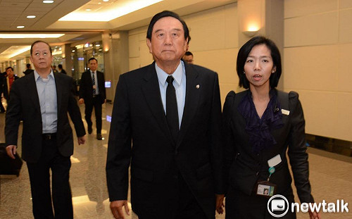 陳雲林抵台弔唁江丙坤  未發表談話