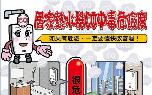 在家避寒請小心！消防局：使用熱水器務必保持通風