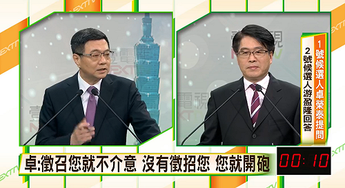 黨魁選舉》卓酸徵召3次沒贏過  游嗆：你有能力去花蓮選看看