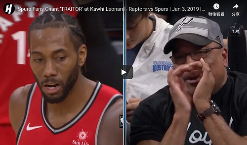 NBA／雷納德重回聖城　全場刺迷大罵叛徒(影)