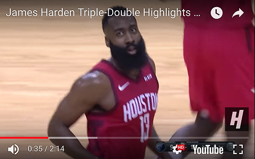 NBA／連續10場至少35分　哈登：確保我有以身作則(影)