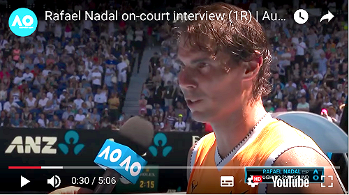 澳網／搶七硬收下勝利　西班牙蠻牛納達爾首輪輕鬆過關(影)