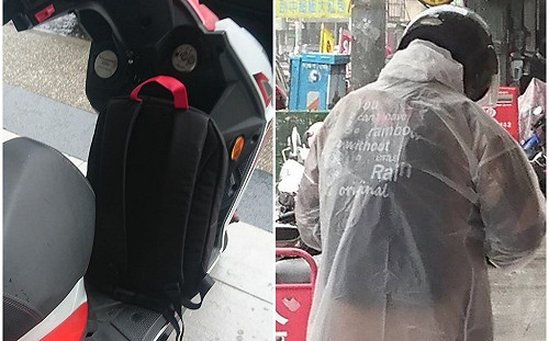 機車上出現陌生包包不要碰！網友遭遇大嘆：人心難測