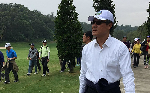 蘇嘉全現身台灣女子高球公開賽 為台灣好手加油