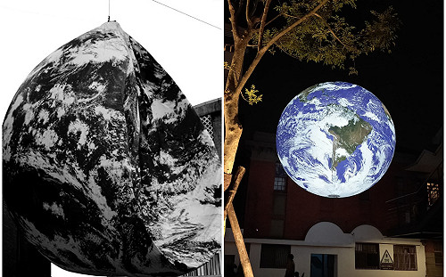 網美哭哭！新竹超夯打卡點「漂浮地球」 抵不過風大拆了