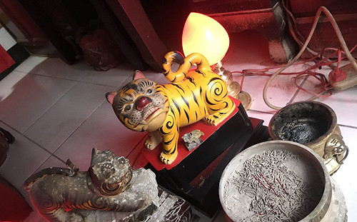 仁海宮虎爺遭竊 警尋回讓神仙團圓好過年