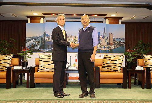 日本台灣交流協會拜會　韓國瑜：二戰軍事設施觀光潛力大