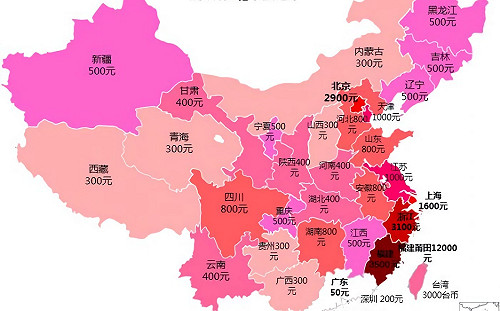 發紅包有行情價？陸「壓歲錢地圖」閩粵紅包兩樣情