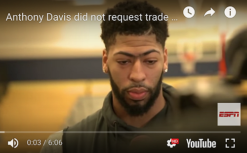 NBA／追逐AD湖人提新報價　美媒認為沒誠意只是刺探(影)