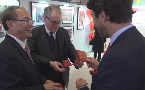 台灣春節送喜氣！蔡總統一元紅包紅到歐洲議會