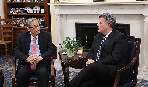 賈納德面告中國使團：邀蔡英文演講符合美國法律