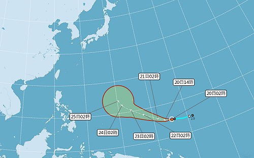 颱風「蝴蝶」凌晨生成！是否侵台氣象局這樣說
