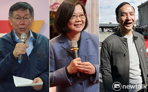 山水民調》總統支持度 朱立倫翻轉蔡英文穩定柯文哲隱憂