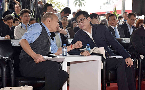 韓國瑜盼中央補助　陳其邁：對高雄有幫助一定全力以赴