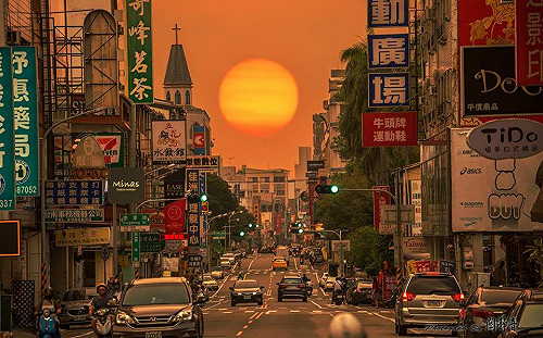 氣象局懸日預報開張！這天起嘉義傍晚有望看到夕陽美景