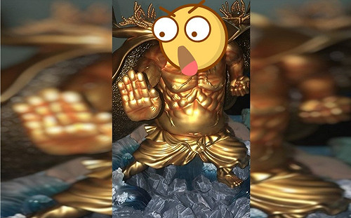 他帶這尊「金身佛像」回家..老媽罵不要亂請神！網笑翻