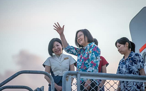 蔡英文今抵達諾魯  預告明日拚外交行程