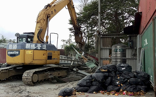 五股私設焚化爐 新北公安小組強制拆除