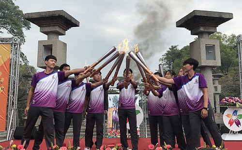 108年全大運聖火傳遞   超馬選手陳彥博領跑