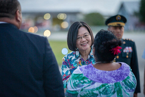 蔡英文海洋民主之旅  今抵馬紹爾群島