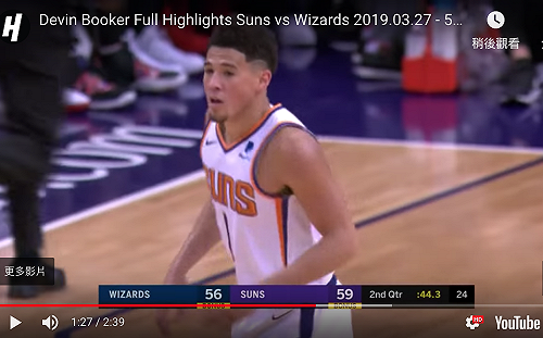 NBA／布克「背靠背」砍50分　比肩喬丹科比(影)