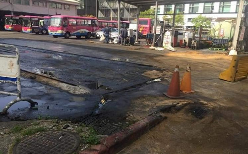 內湖東南客運漏油採樣結果出爐 土壤污染超標四倍