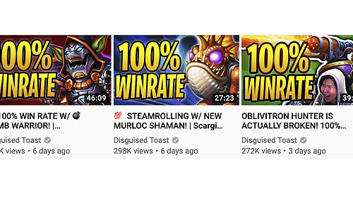 《爐石戰記》釣魚首圖惹議！「吐司」Disguised Toast酸回應社群大炎上