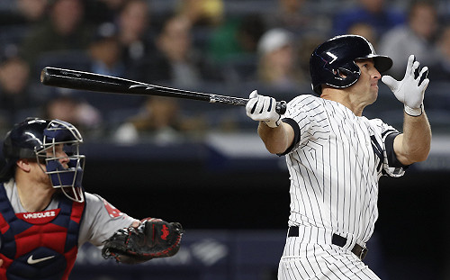 MLB／老將賈納滿貫砲寫生涯百轟　洋基逆轉紅襪(影)