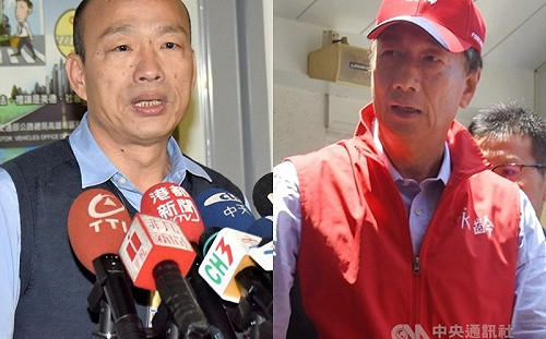 韓流台風正夯  美媒探討韓國瑜郭台銘現象