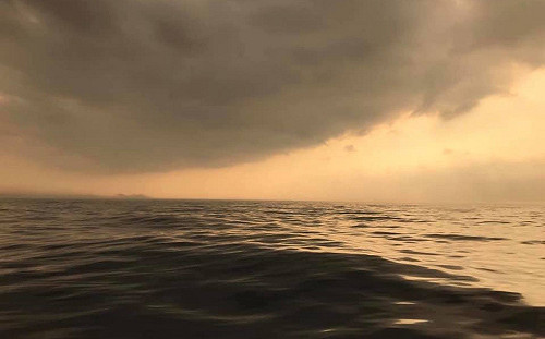 基隆外海驚見「海市蜃樓」？他曬超逼真畫面：第一次看到