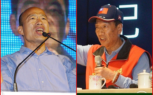 TVBS民調》郭、韓支持度高於柯、蔡、賴  韓又比郭高