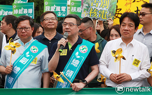 廢核遊行民進黨隊壓陣 卓榮泰：執政黨不會讓台灣有缺電疑慮