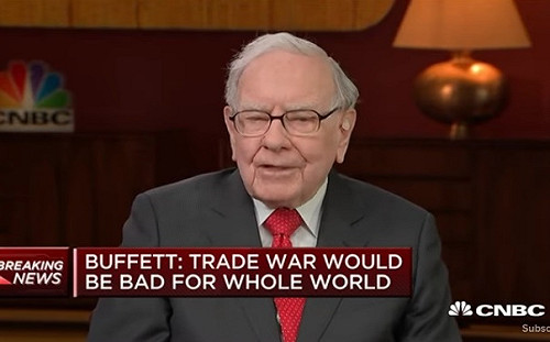巴菲特：美中爆發貿易戰 對全世界不利