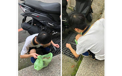 無名英雄！國中弟自發性「撿菸蒂」　愛心爆棚獲讚：國寶