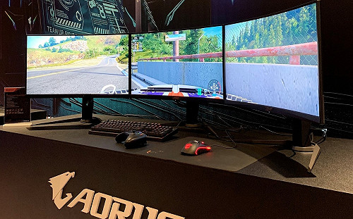 技嘉科技推AORUS新品 三款電競螢幕齊亮相