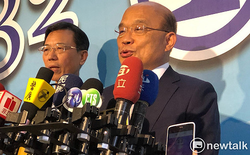 蘇貞昌反諷郭董：有那麼多錢投資台灣 比噴口水好