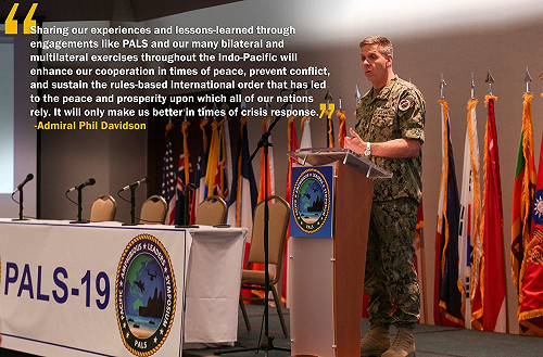 美印太司令部再邀台灣與會  海軍陸戰隊旗上台