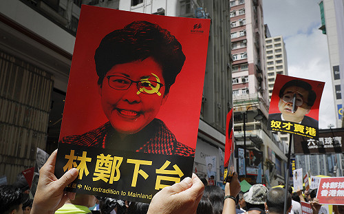 圖輯》50萬港人反送中！遊行隊伍稍晚預演包圍立法會