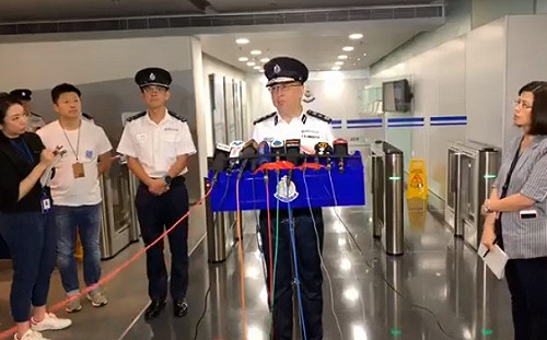 最新》譴責反送中示威者 港警務處長定調為騷亂事件
