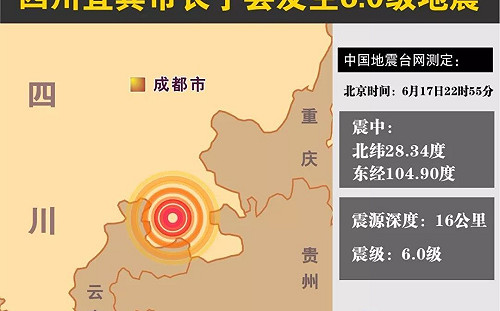 最新》四川深夜發生6.0地震  已造成11死122傷