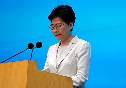 不撤回、不下台！林鄭月娥自認誠摯道歉 僅稱不會貿然重啟修例