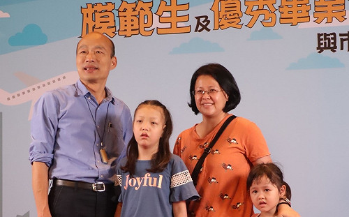 昨遭模範生嗆聲 韓國瑜：這個孩子將來一定很有出息