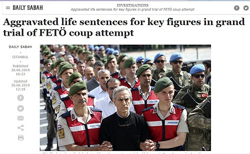 土耳其審判政變首腦  17人加重無期徒刑關到死