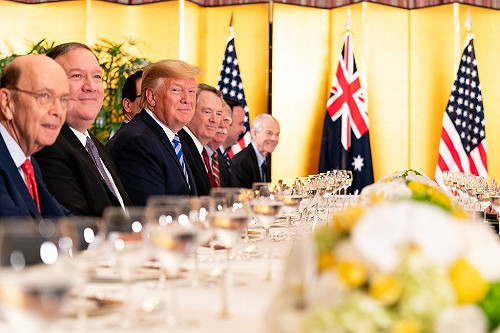 G20安倍急調停美中貿易戰  川普率貿易將領團上陣